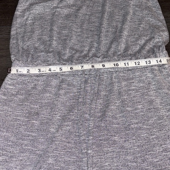 Lou & Grey Loft Racerback Tank Knit Jumpsuit Size Small Heather Grey - Picture 10 of 13